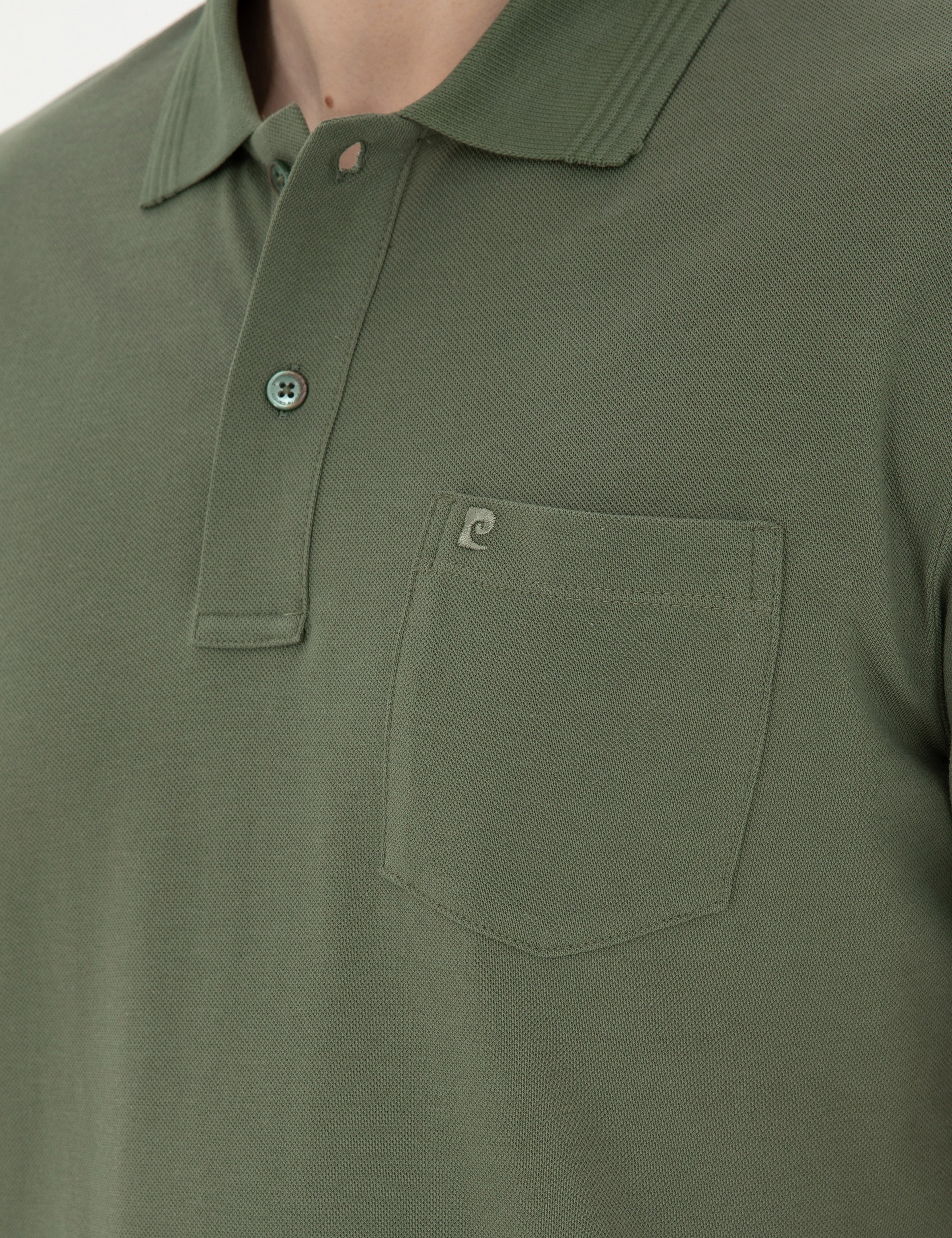 Haki Regular Fit Basic Tişört