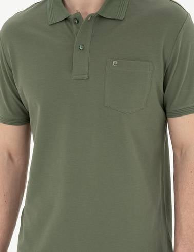 Haki Regular Fit Basic Tişört