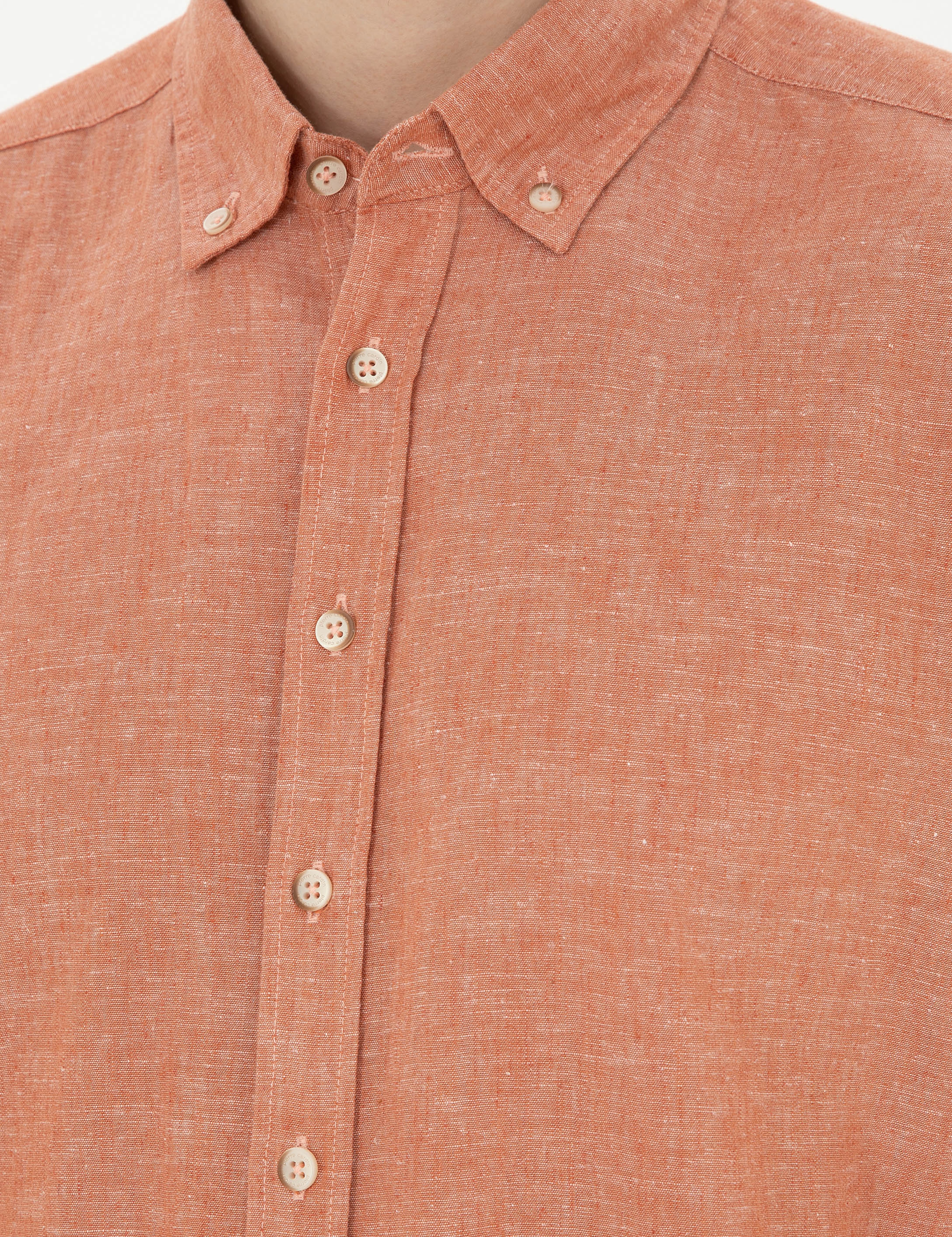 Tarçın Regular Fit Uzun Kollu Gömlek - Image 7