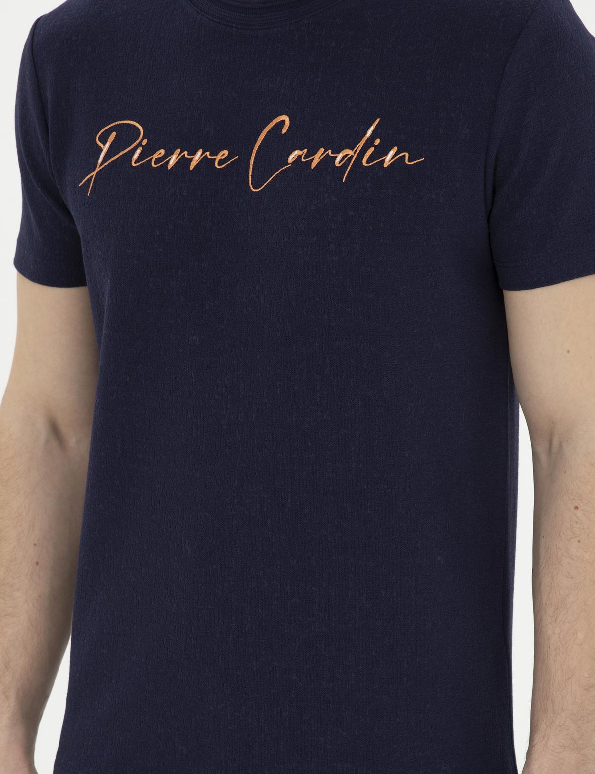 Lacivert Slim Fit Tişört - 50285389023