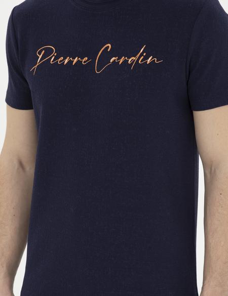 Lacivert Slim Fit Tişört - 50285389023