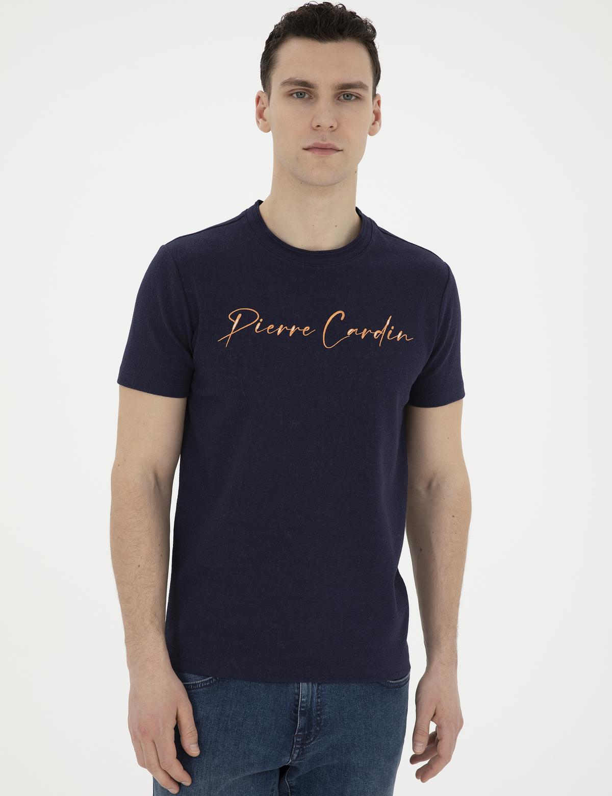 Lacivert Slim Fit Tişört - 50285389023