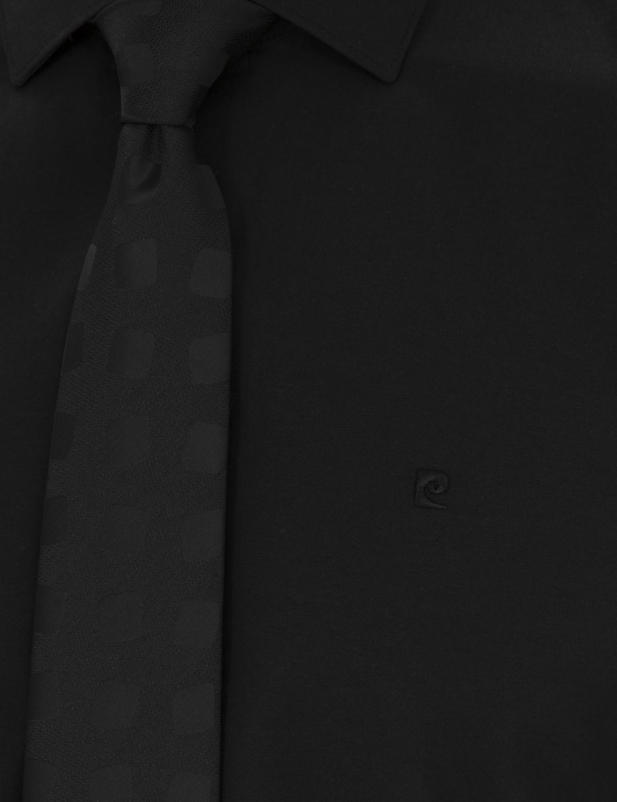 Siyah Slim Fit Uzun Kollu Basic Gömlek - 50285562025