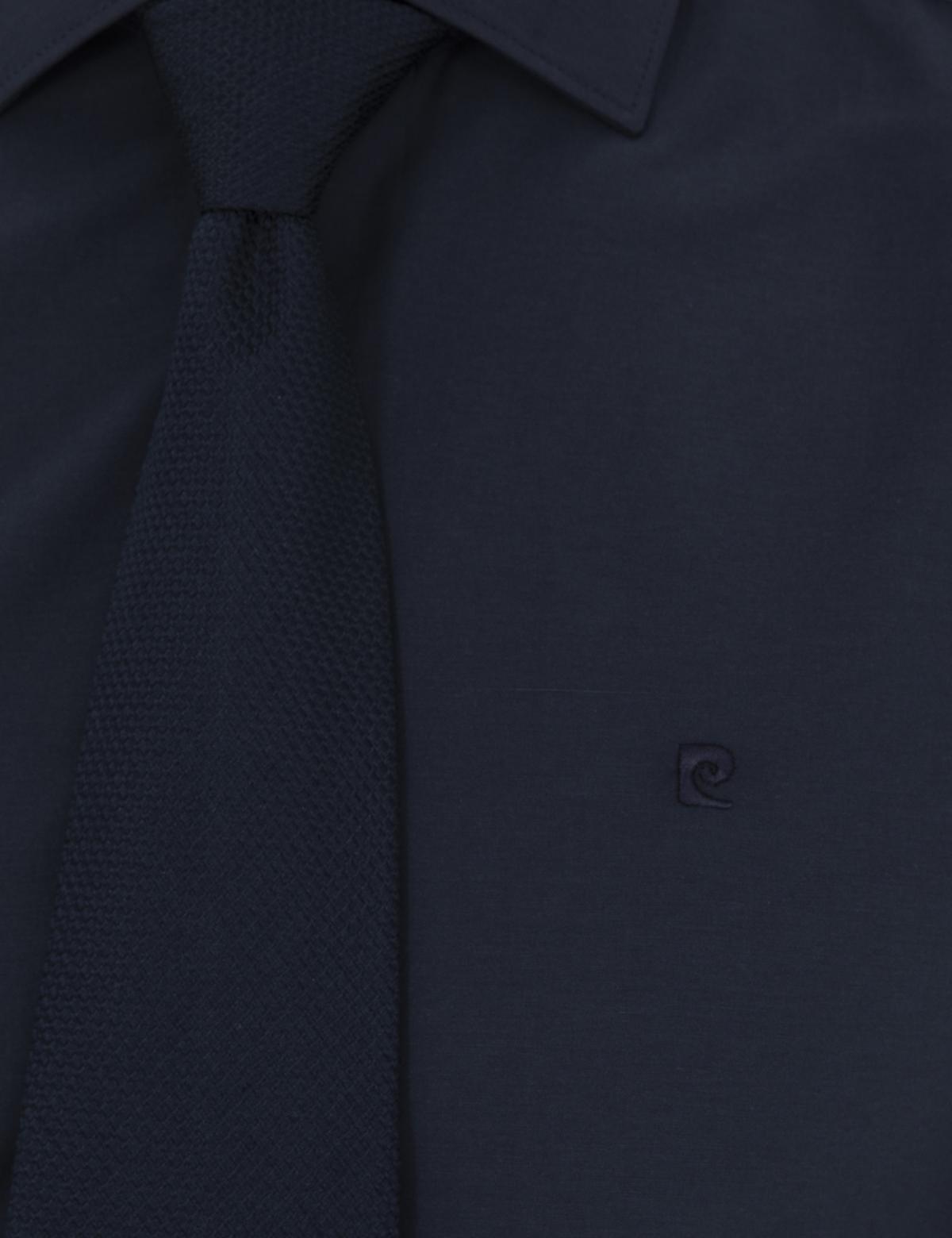 Lacivert Slim Fit Uzun Kollu Basic Gömlek - 50285562043