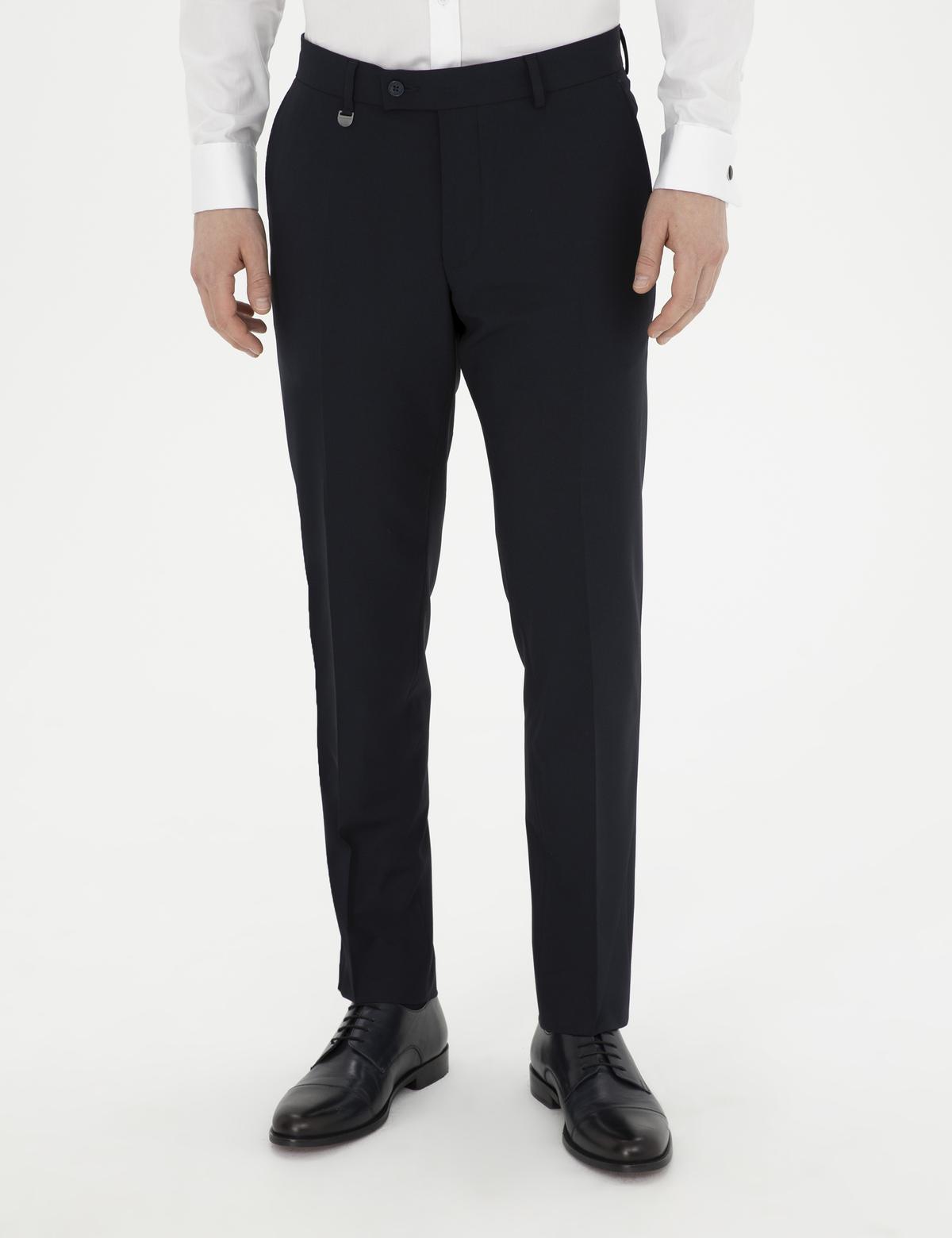 Lacivert Slim Fit Kumaş Pantolon - 50294754039