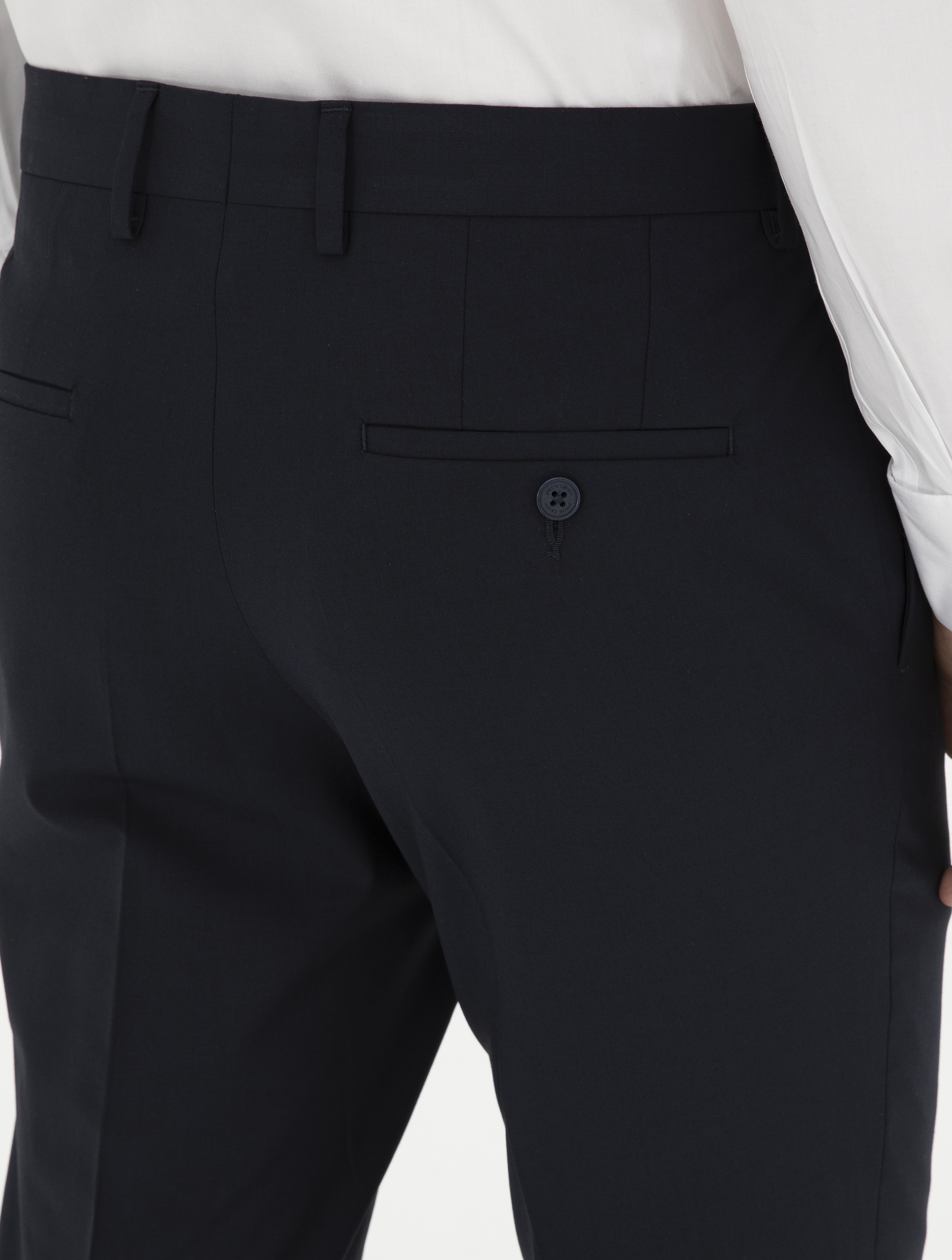 Lacivert Slim Fit Kumaş Pantolon - Image 7