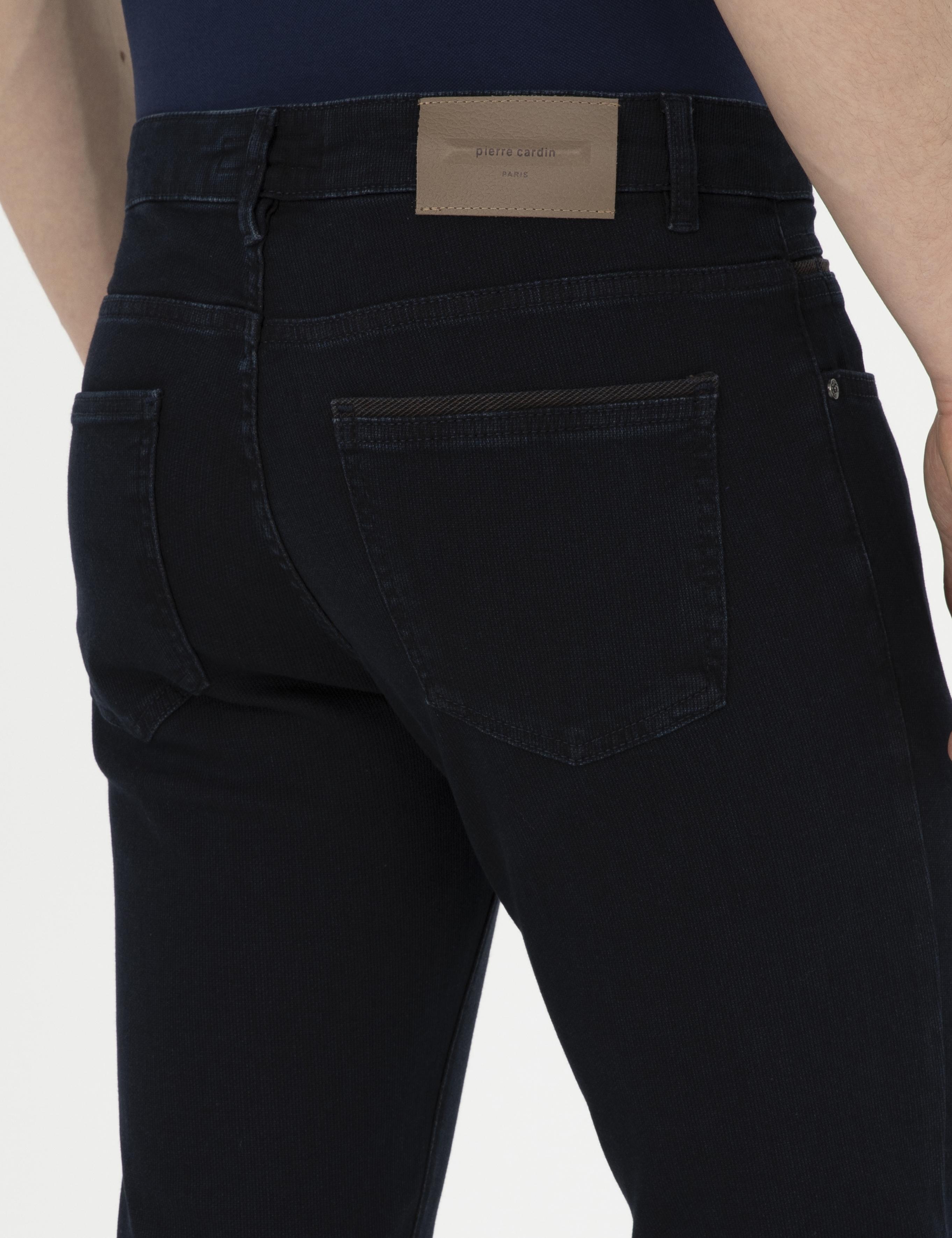 Koyu Lacivert Slim Fit Jean Pantolon