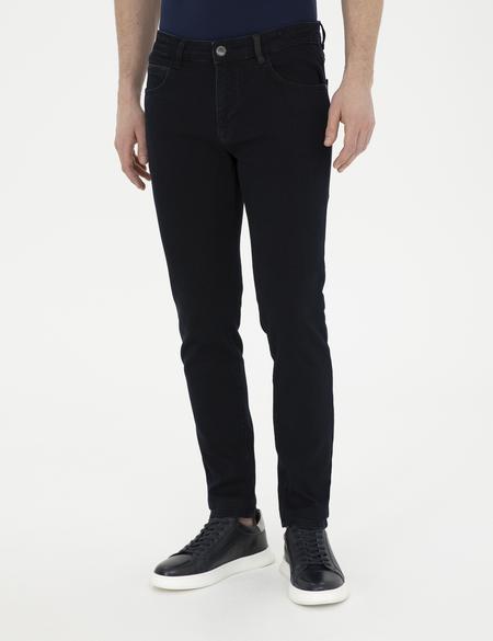 Koyu Lacivert Slim Fit Jean Pantolon - 50285126052