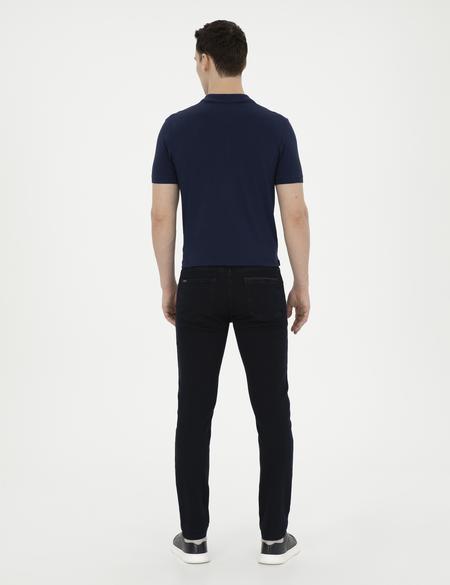 Koyu Lacivert Slim Fit Jean Pantolon - 50285126052