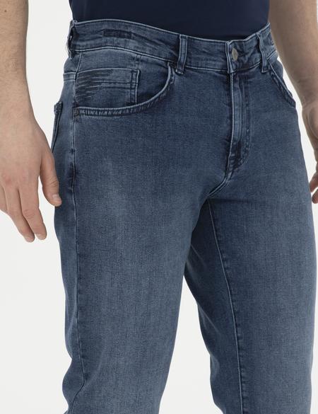 Lacivert Straight Fit Jean Pantolon - 50285115078
