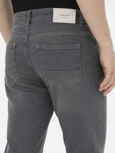 Gri Slim Fit Jean Pantolon