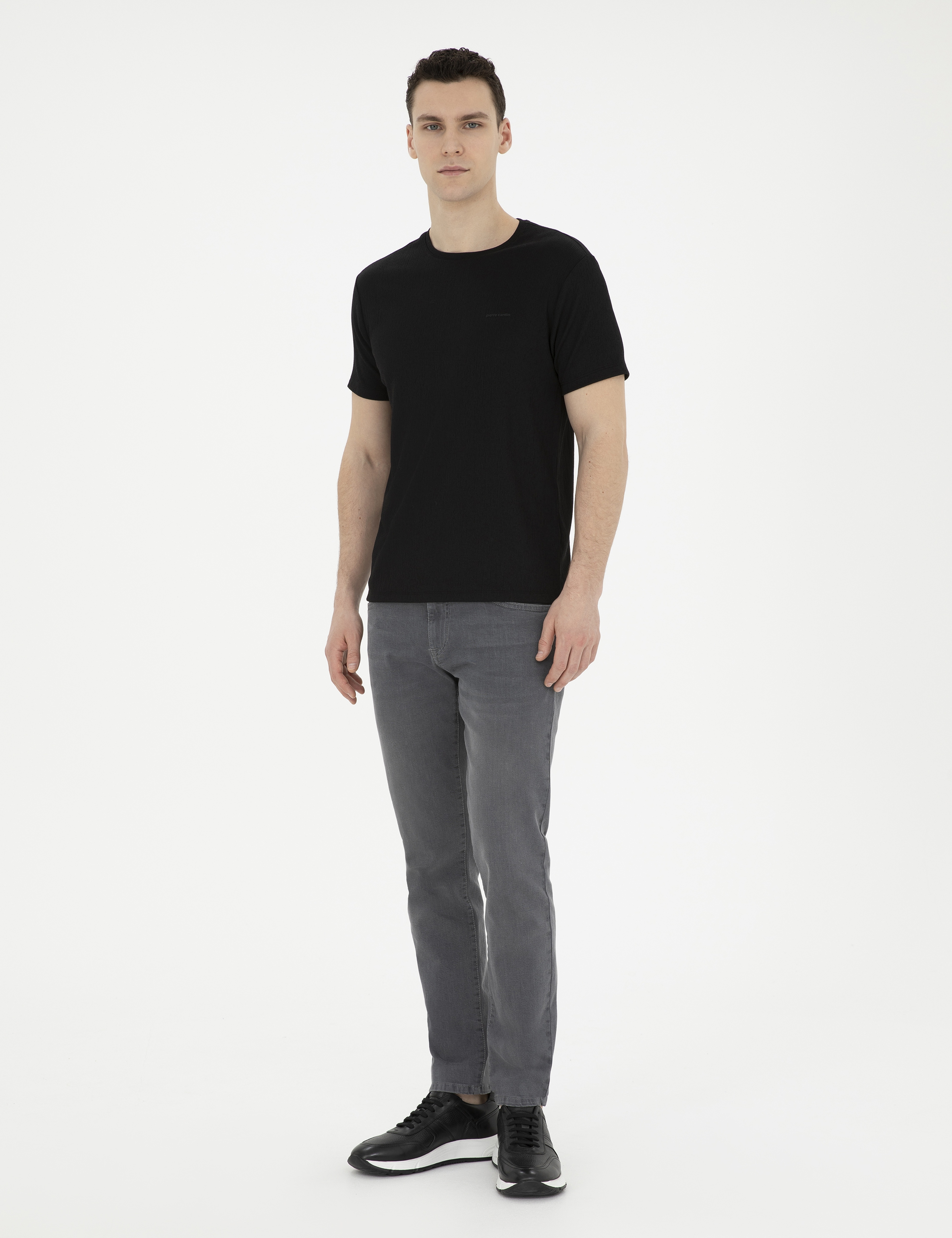 Gri Slim Fit Jean Pantolon