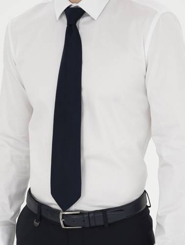 Beyaz Slim Fit Uzun Kollu Basic Gömlek