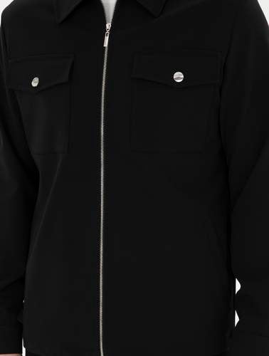 Siyah Regular Fit Ceket