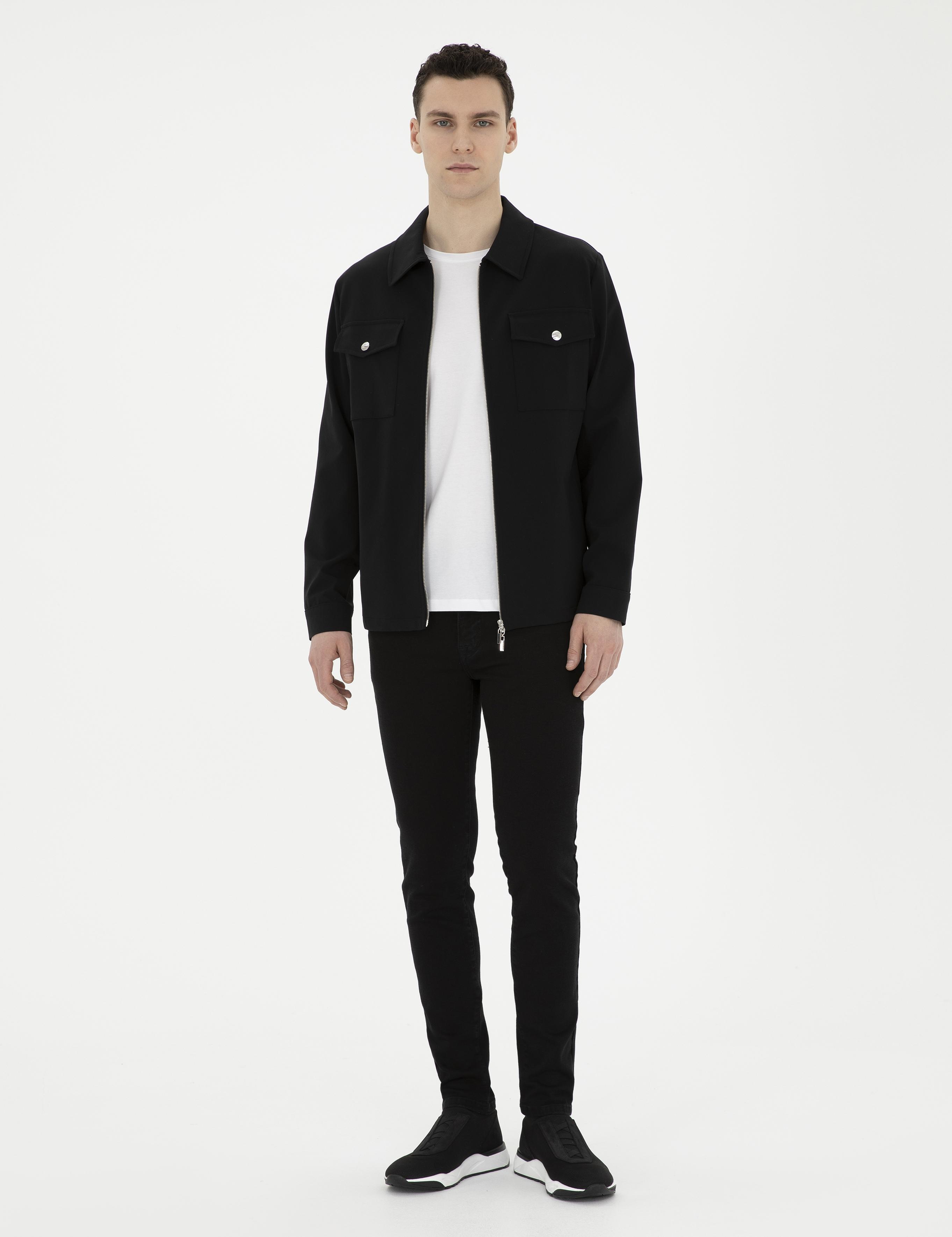 Siyah Regular Fit Ceket