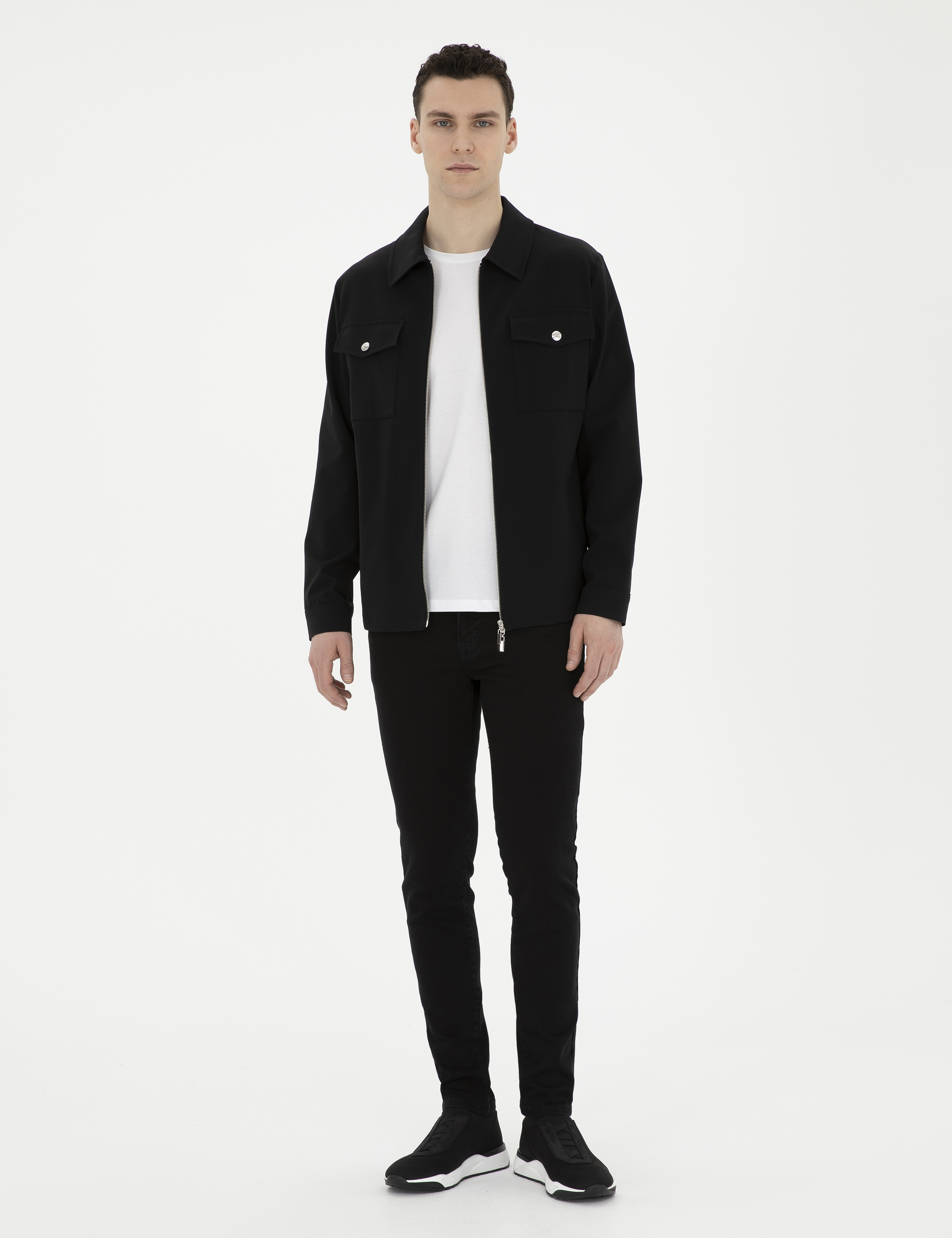 Siyah Regular Fit Ceket