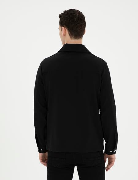 Siyah Regular Fit Ceket - 50287776023