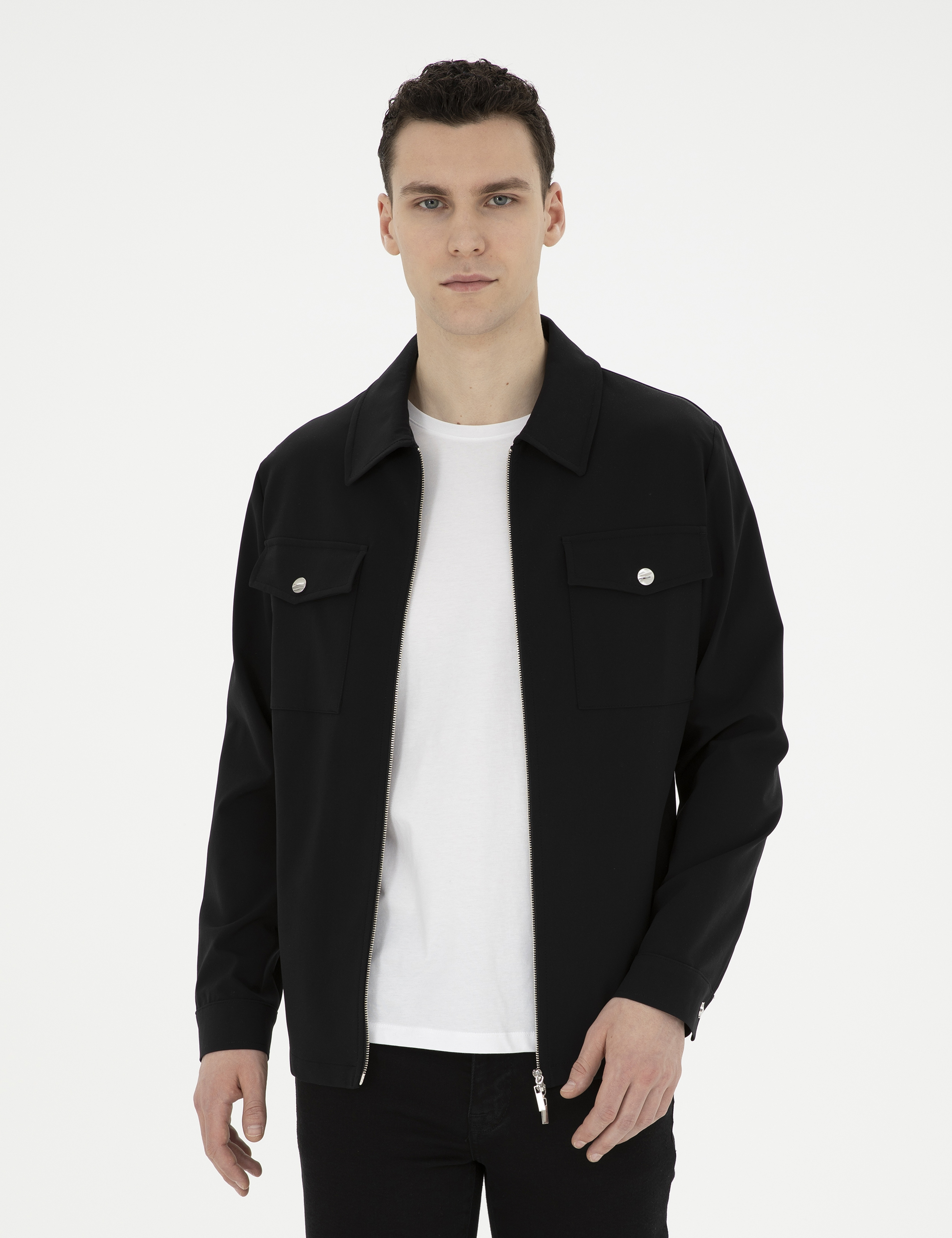 Siyah Regular Fit Ceket