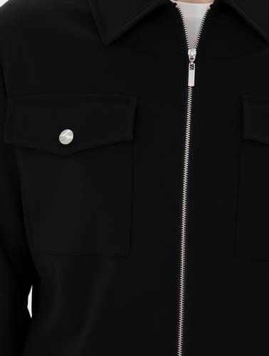 Siyah Regular Fit Ceket
