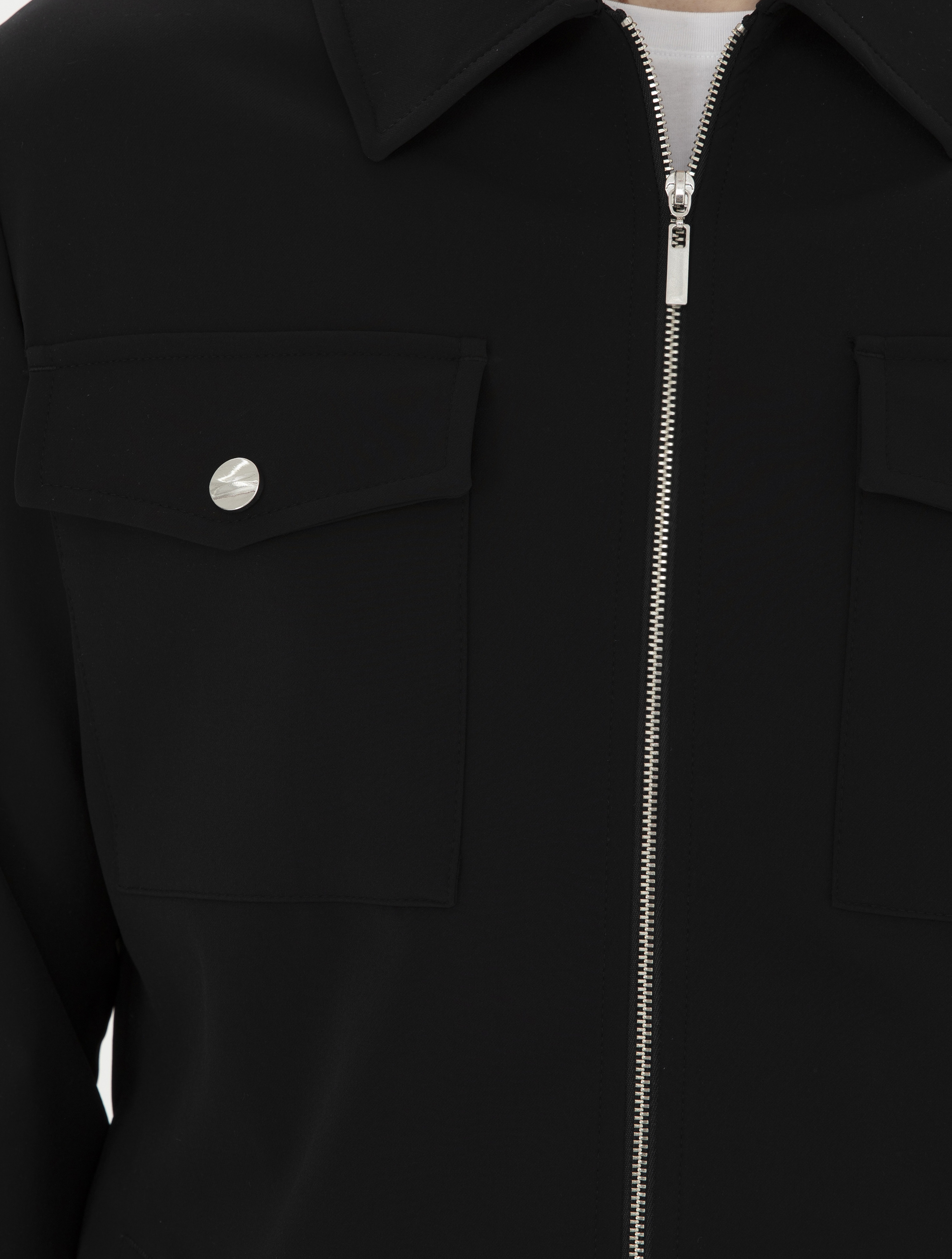 Siyah Regular Fit Ceket - Image 7