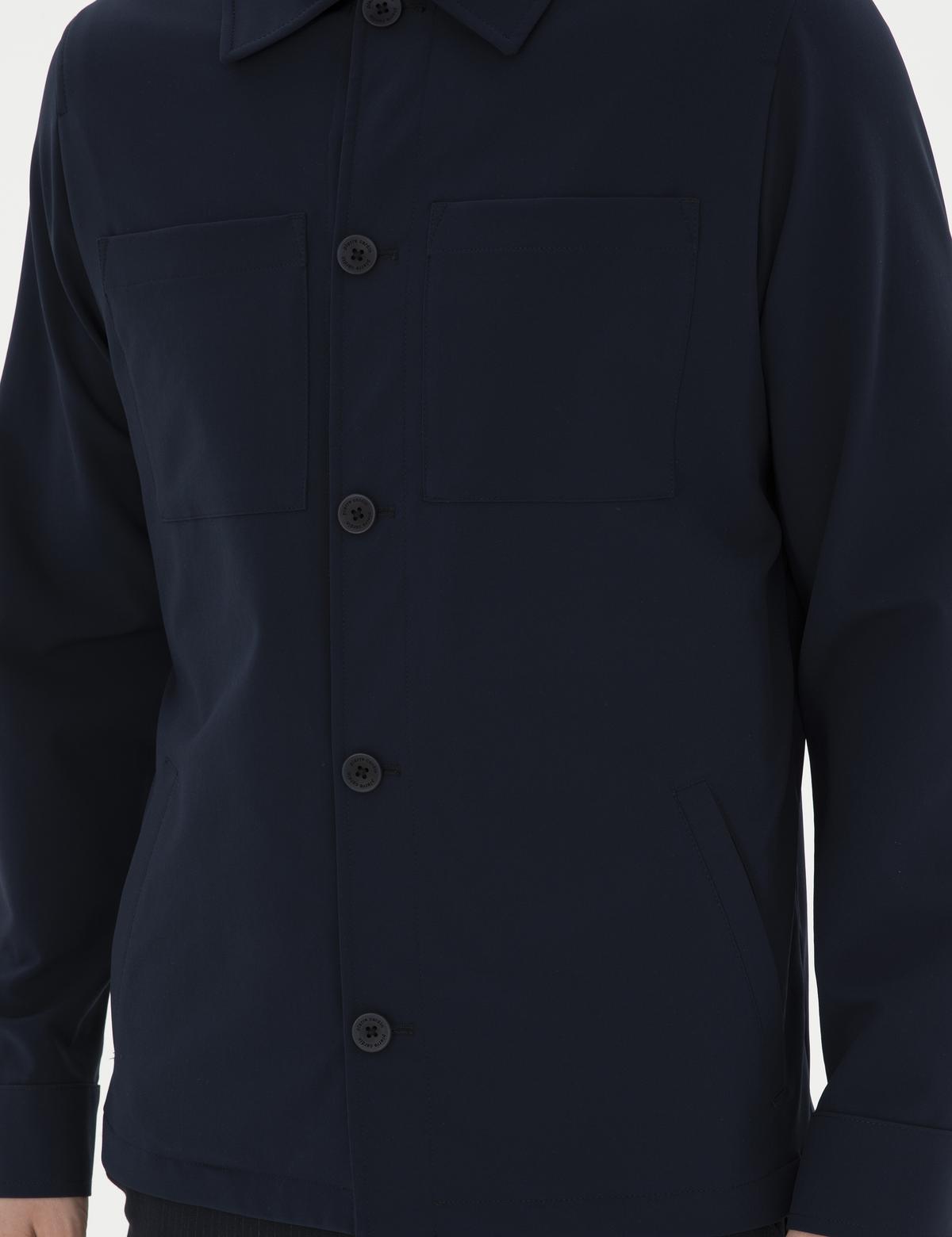 Lacivert Regular Fit Gömlek Ceket - 50288723050