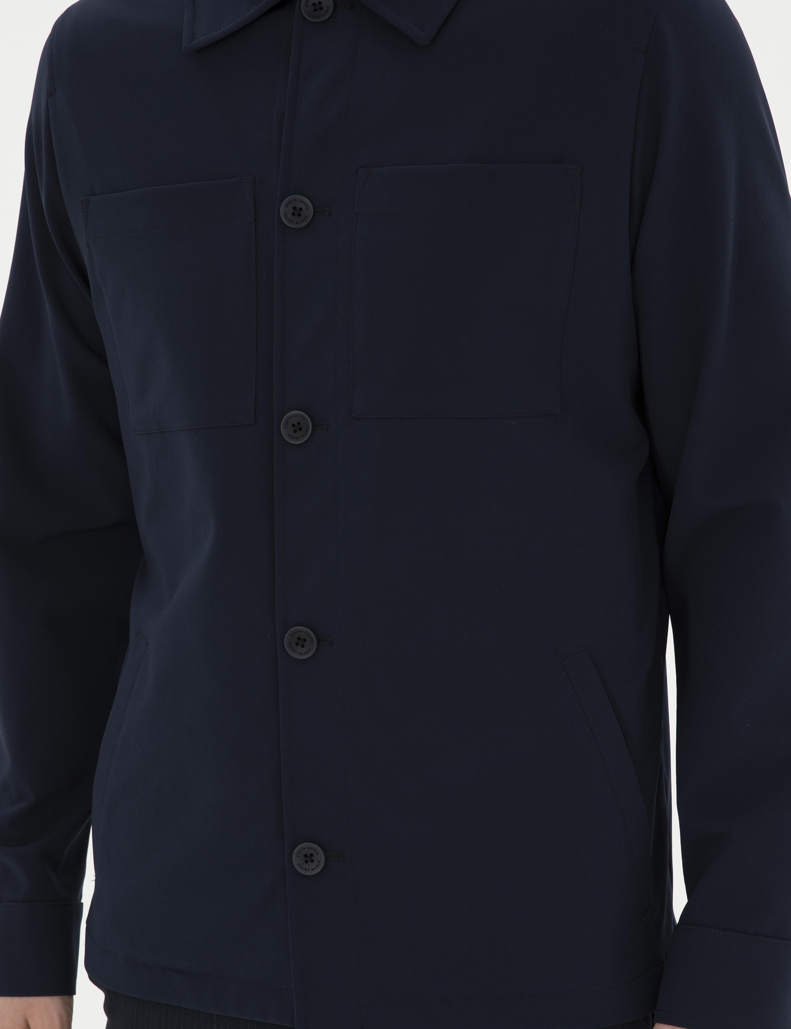 Lacivert Regular Fit Gömlek Ceket