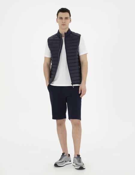 Lacivert Dolgulu Ultra Hafif Şişme Yelek - 50281903005