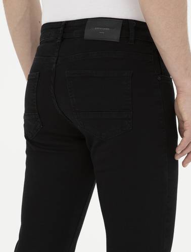 Siyah Slim Fit Jean Pantolon