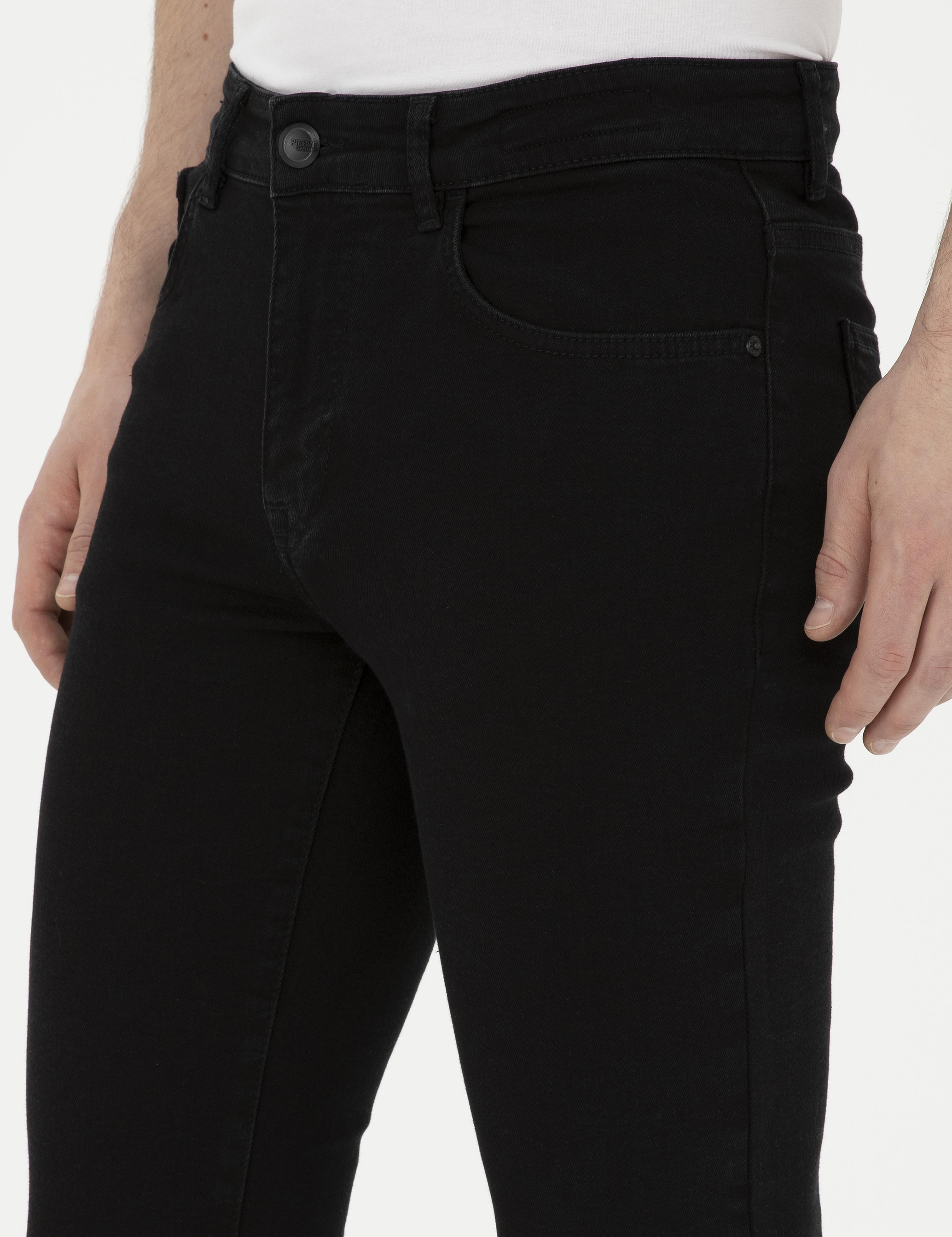 Siyah Slim Fit Jean Pantolon
