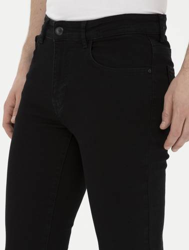 Siyah Slim Fit Jean Pantolon