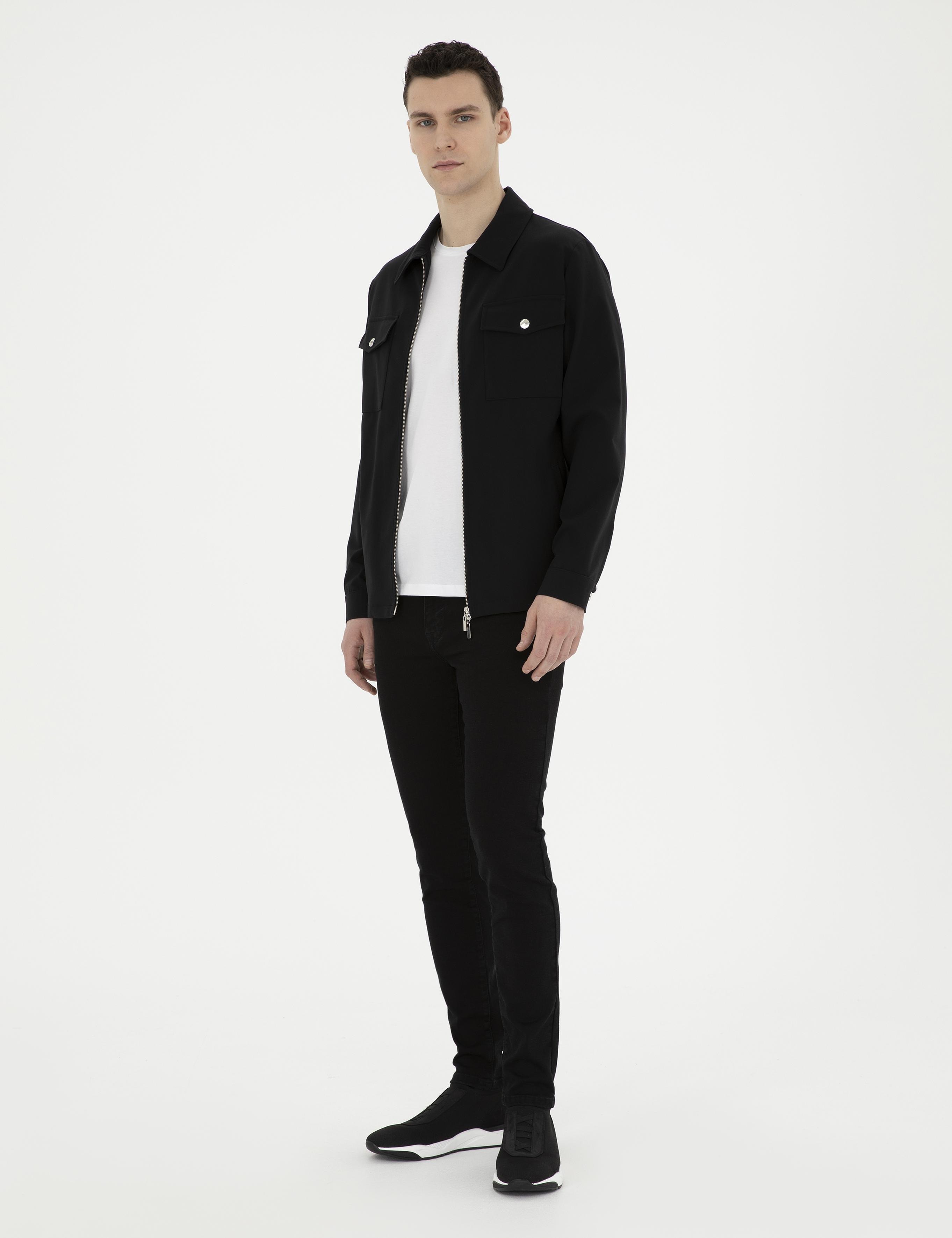 Siyah Slim Fit Jean Pantolon