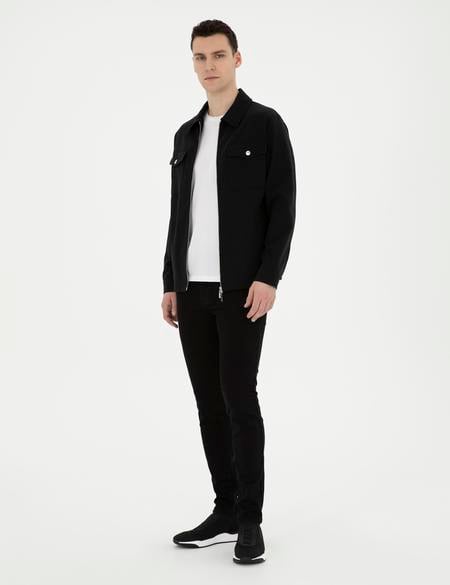 Siyah Slim Fit Jean Pantolon - 50288136028