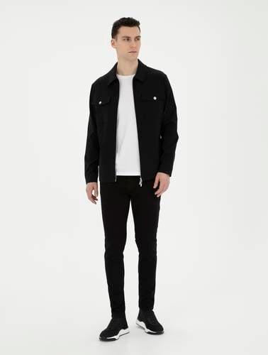 Siyah Slim Fit Jean Pantolon