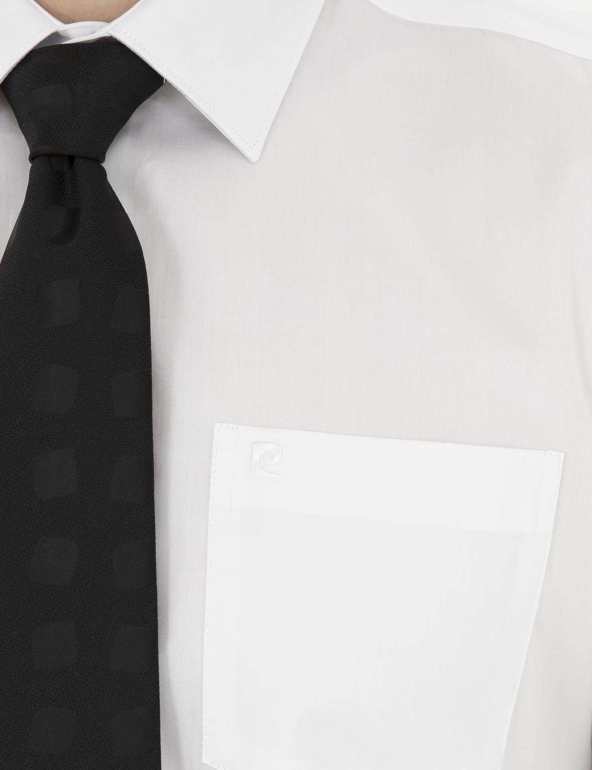 Beyaz Parlak Saten Regular Fit Uzun Kollu Basic Gömlek - 50286106015