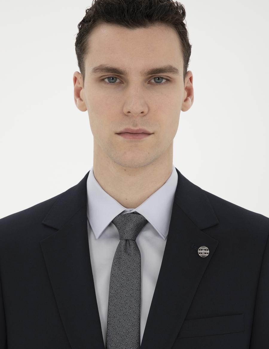 Lacivert Slim Fit Takım Elbise