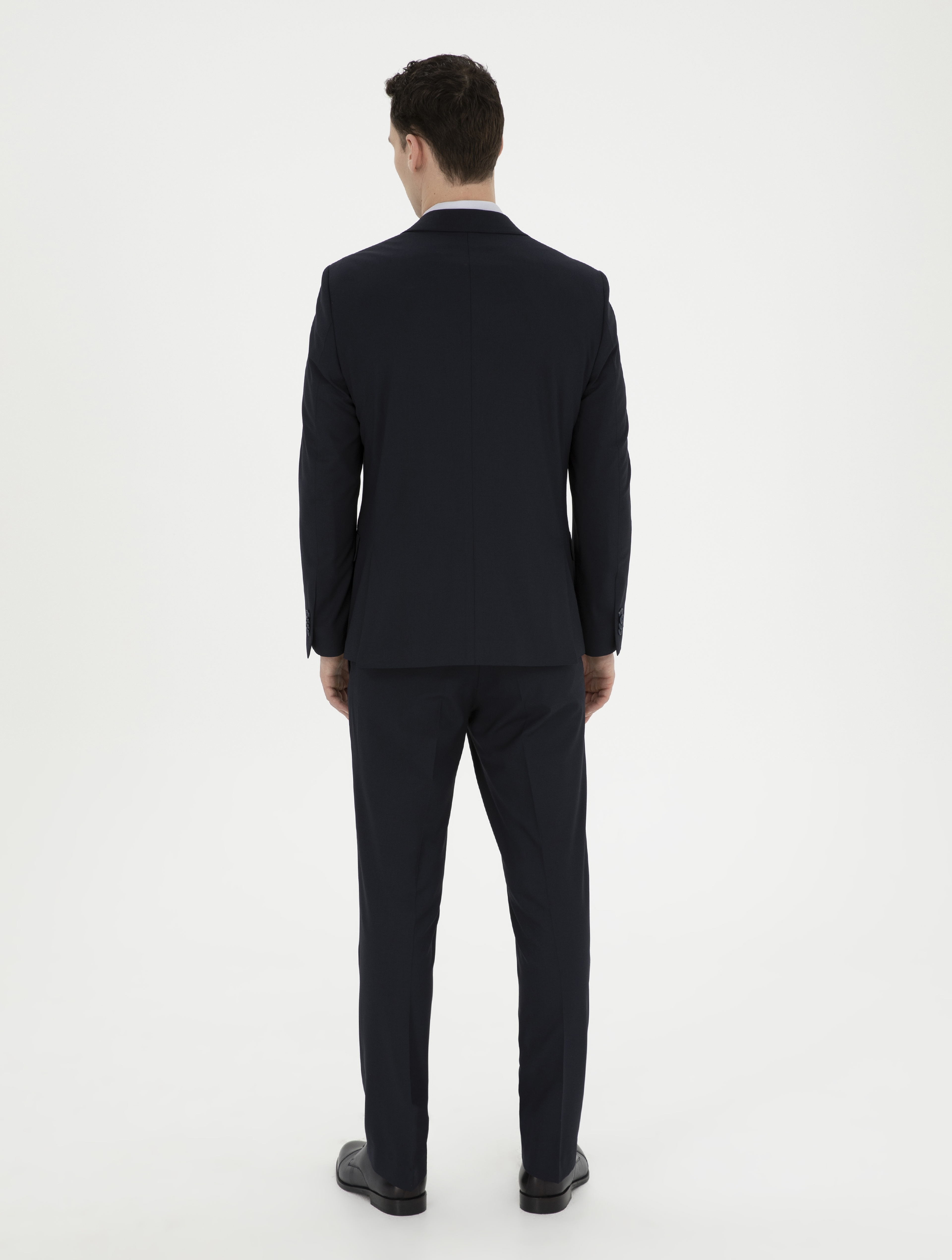 Lacivert Slim Fit Takım Elbise - Image 5
