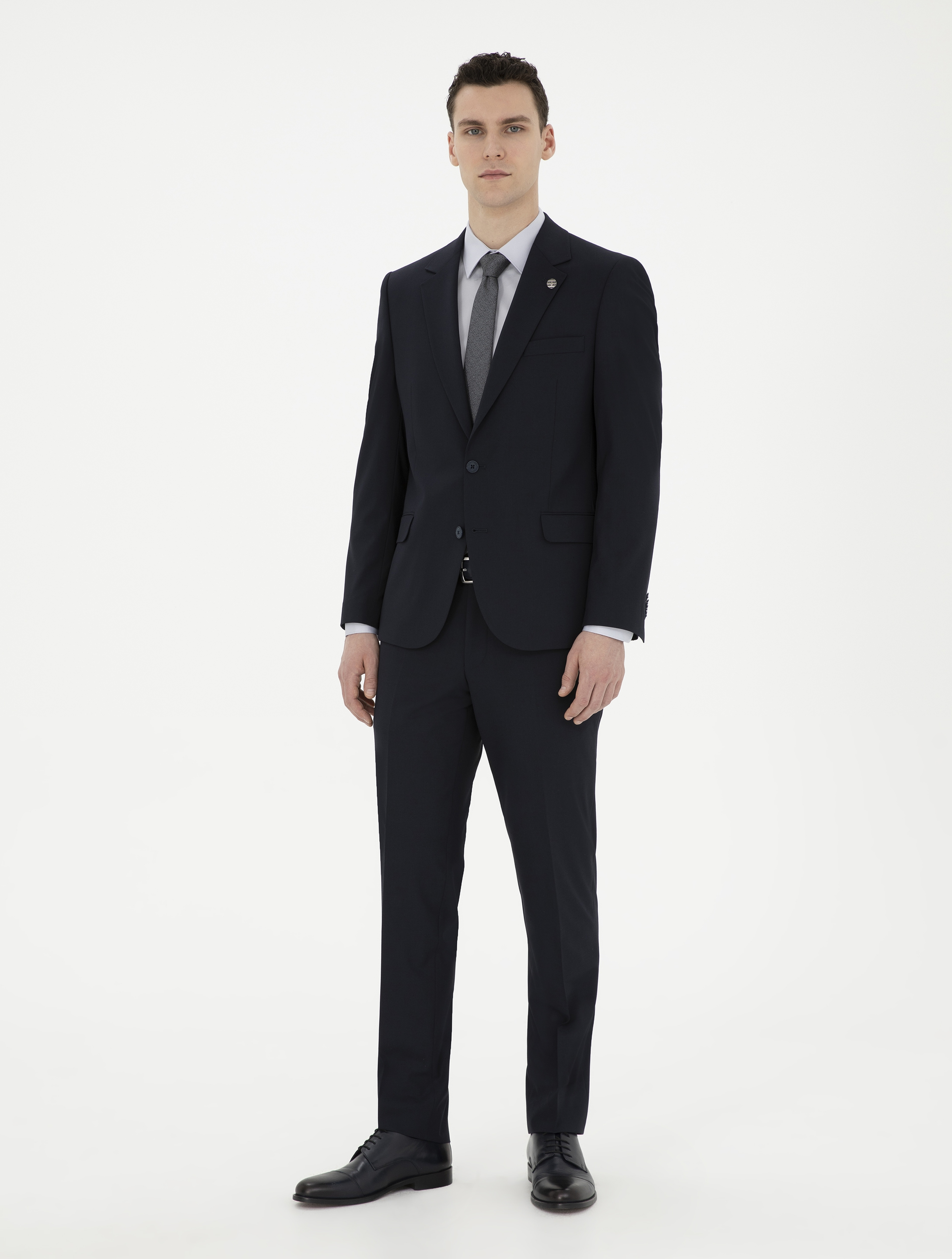 Lacivert Slim Fit Takım Elbise - Image 3
