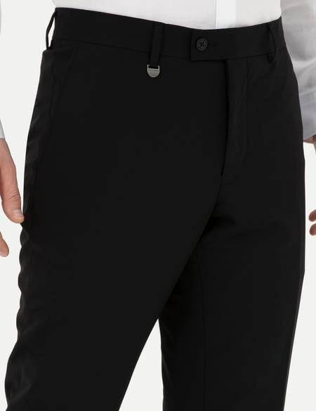 Siyah Slim Fit Kumaş Pantolon - 50294754006