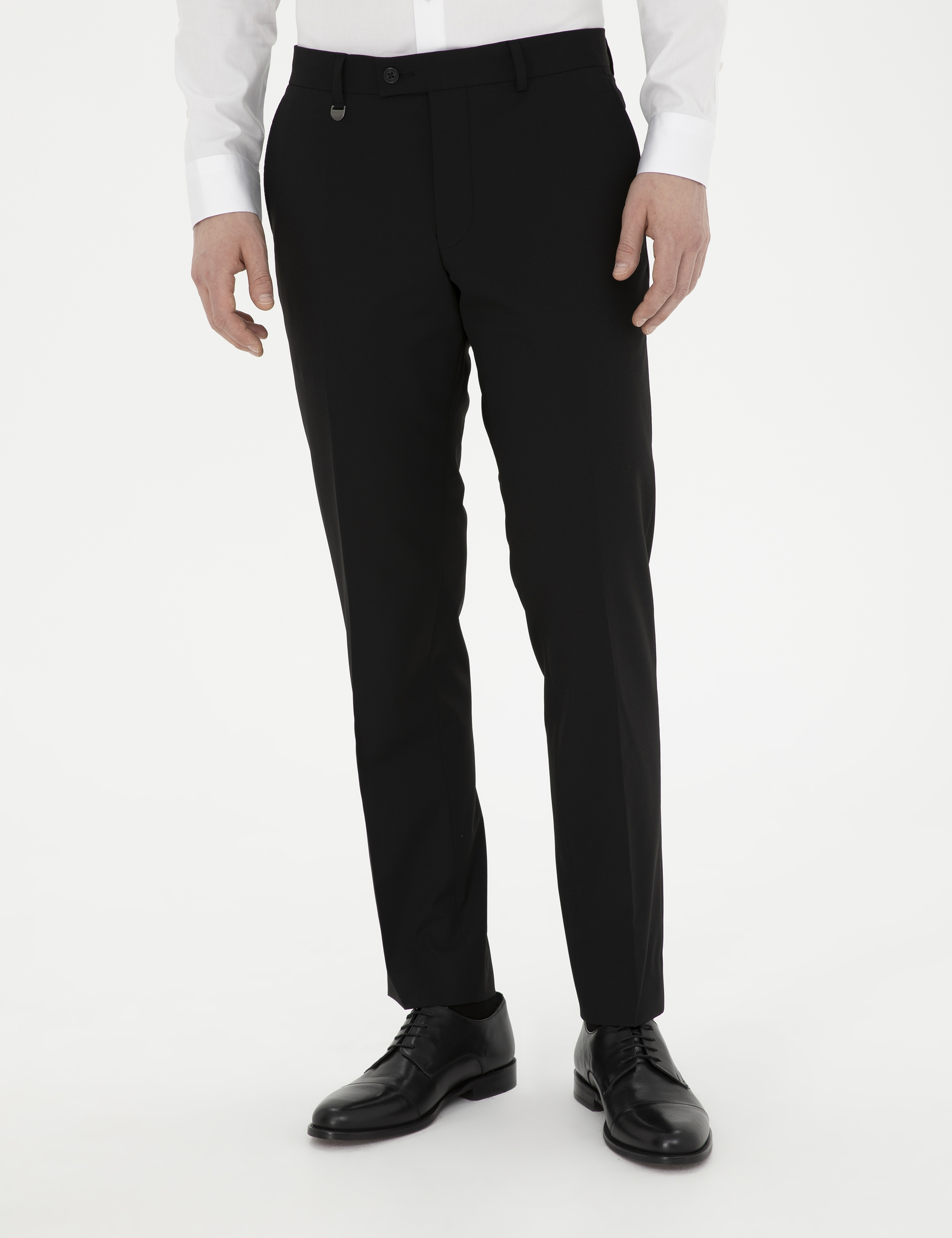 Siyah Slim Fit Kumaş Pantolon