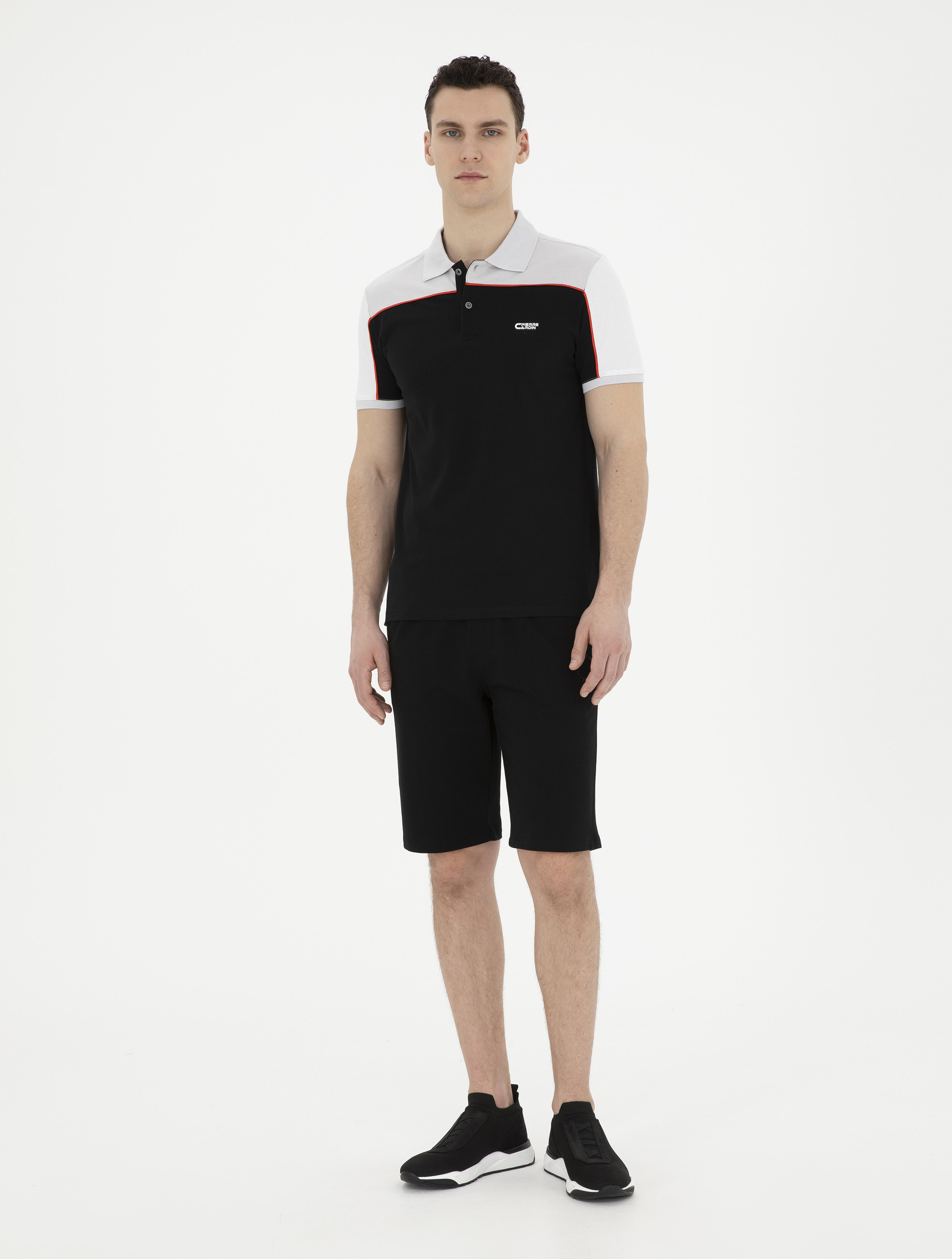 Siyah Slim Fit Tişört - Image 4