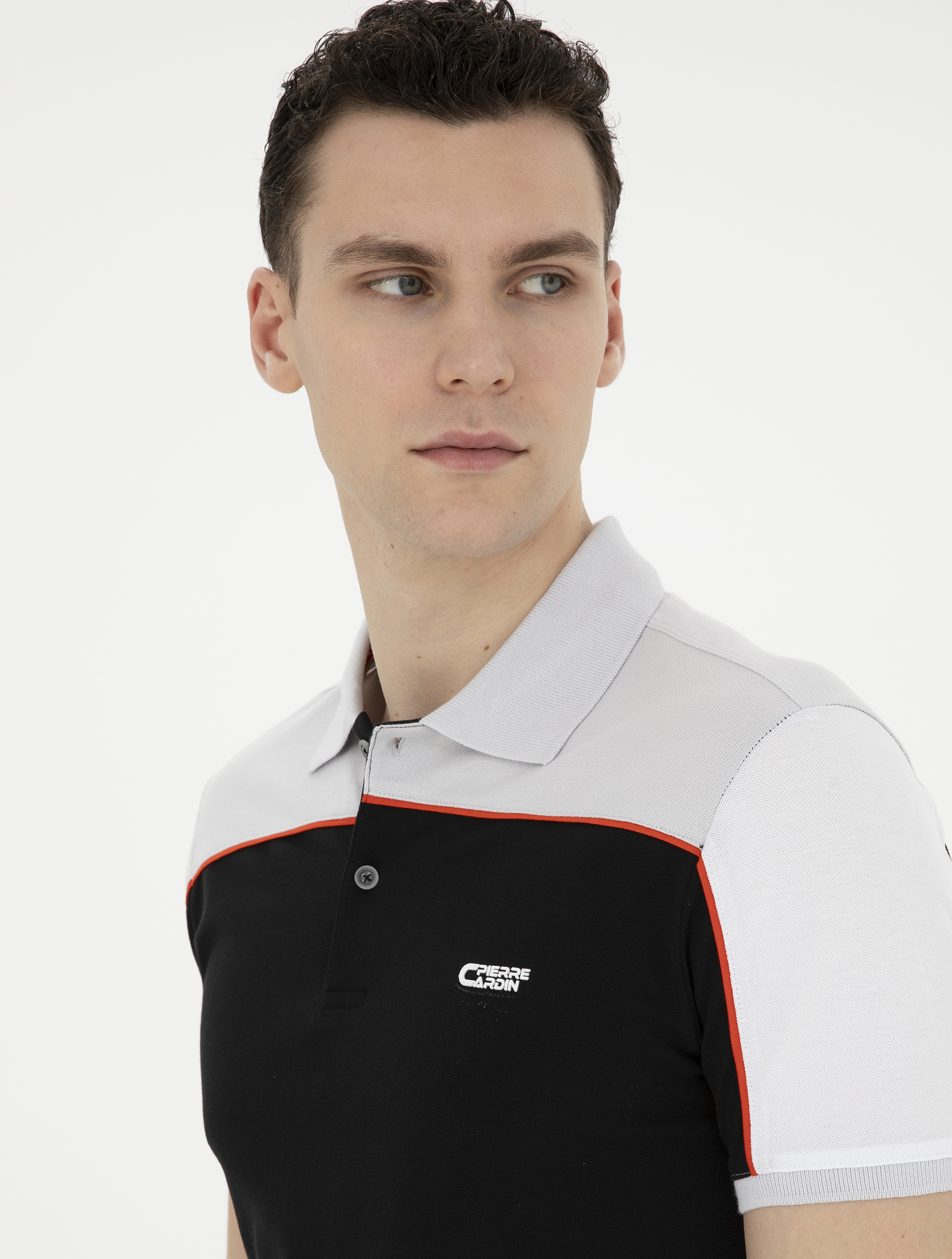 Siyah Slim Fit Tişört - Image 2