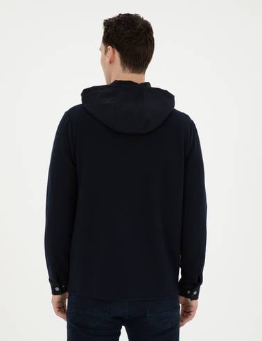 Siyah Regular Fit Örme Hırka
