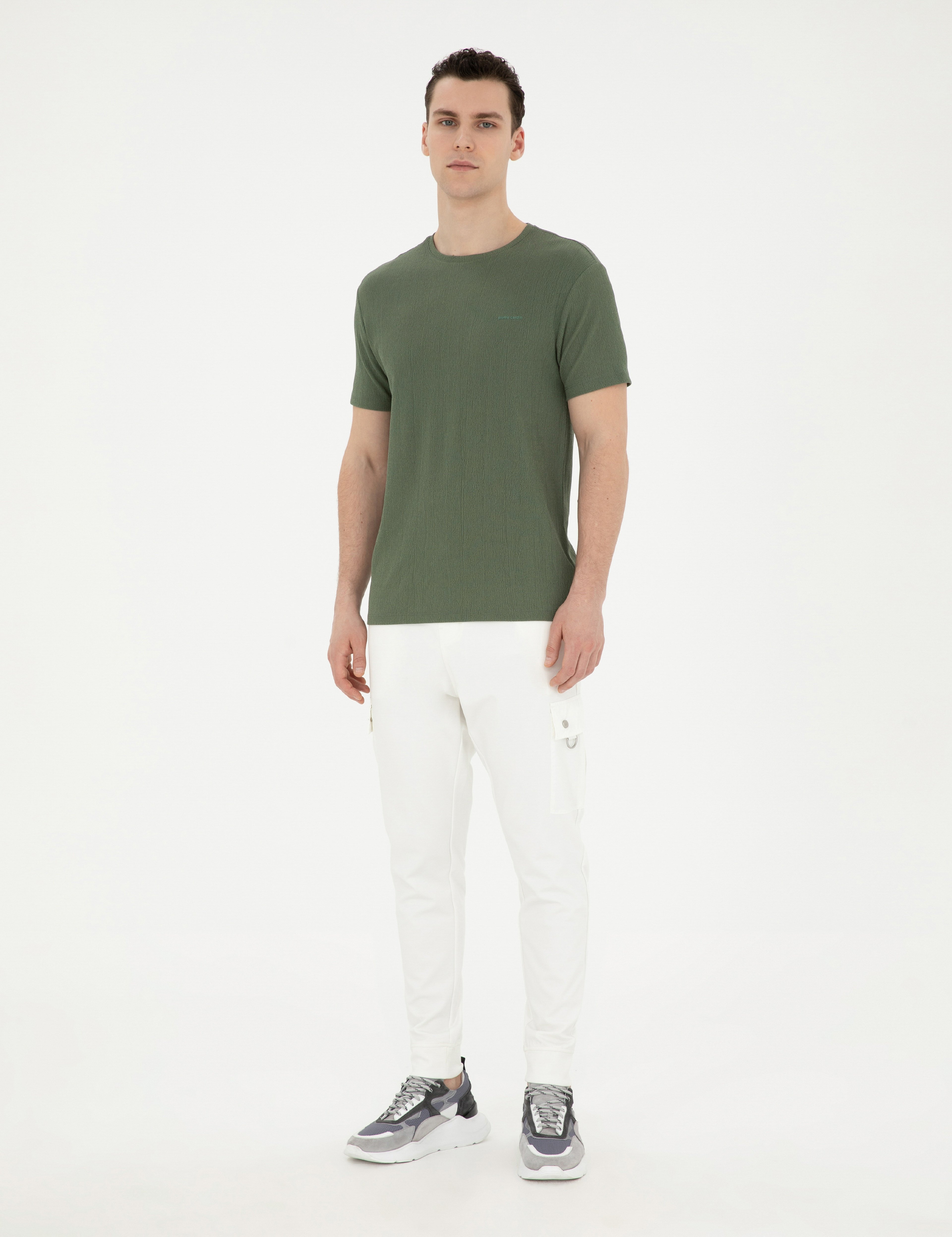 Ekru Carrot Fit Eşofman Altı - Image 3