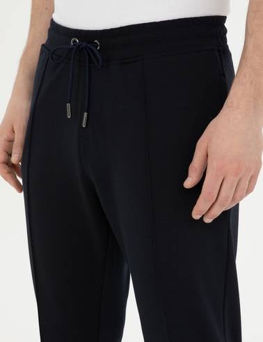 Lacivert Slim Fit Eşofman Altı