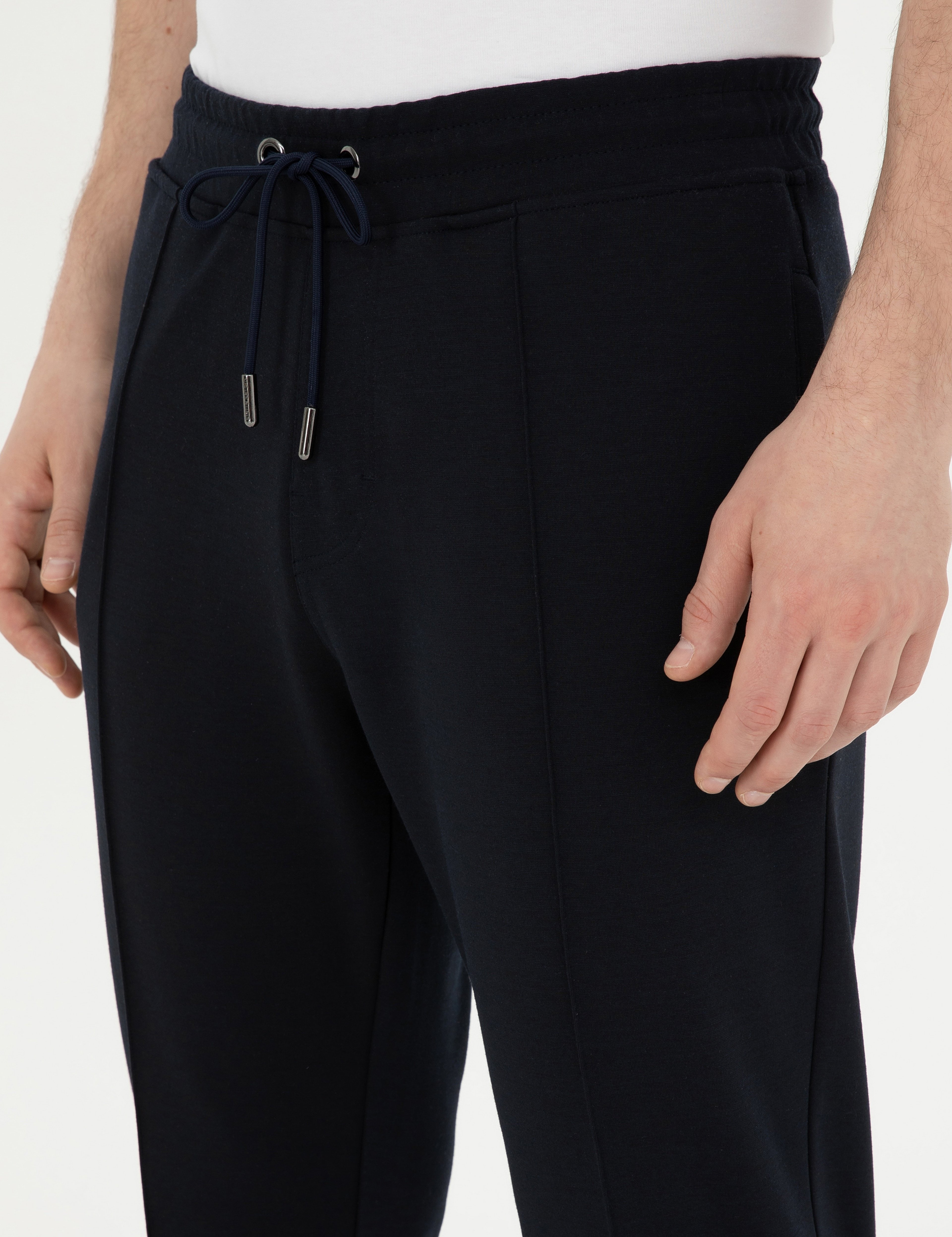 Lacivert Slim Fit Eşofman Altı