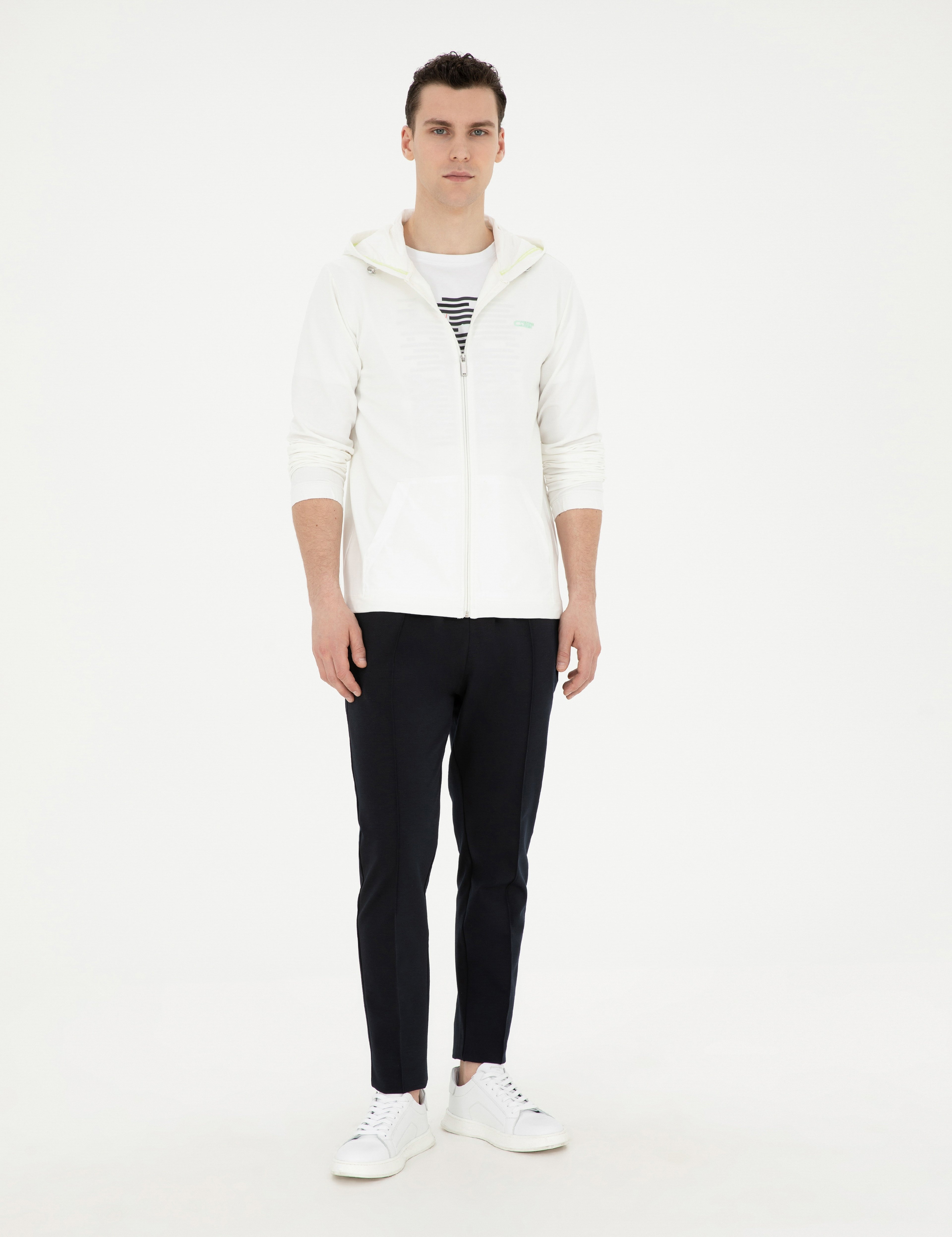 Lacivert Slim Fit Eşofman Altı
