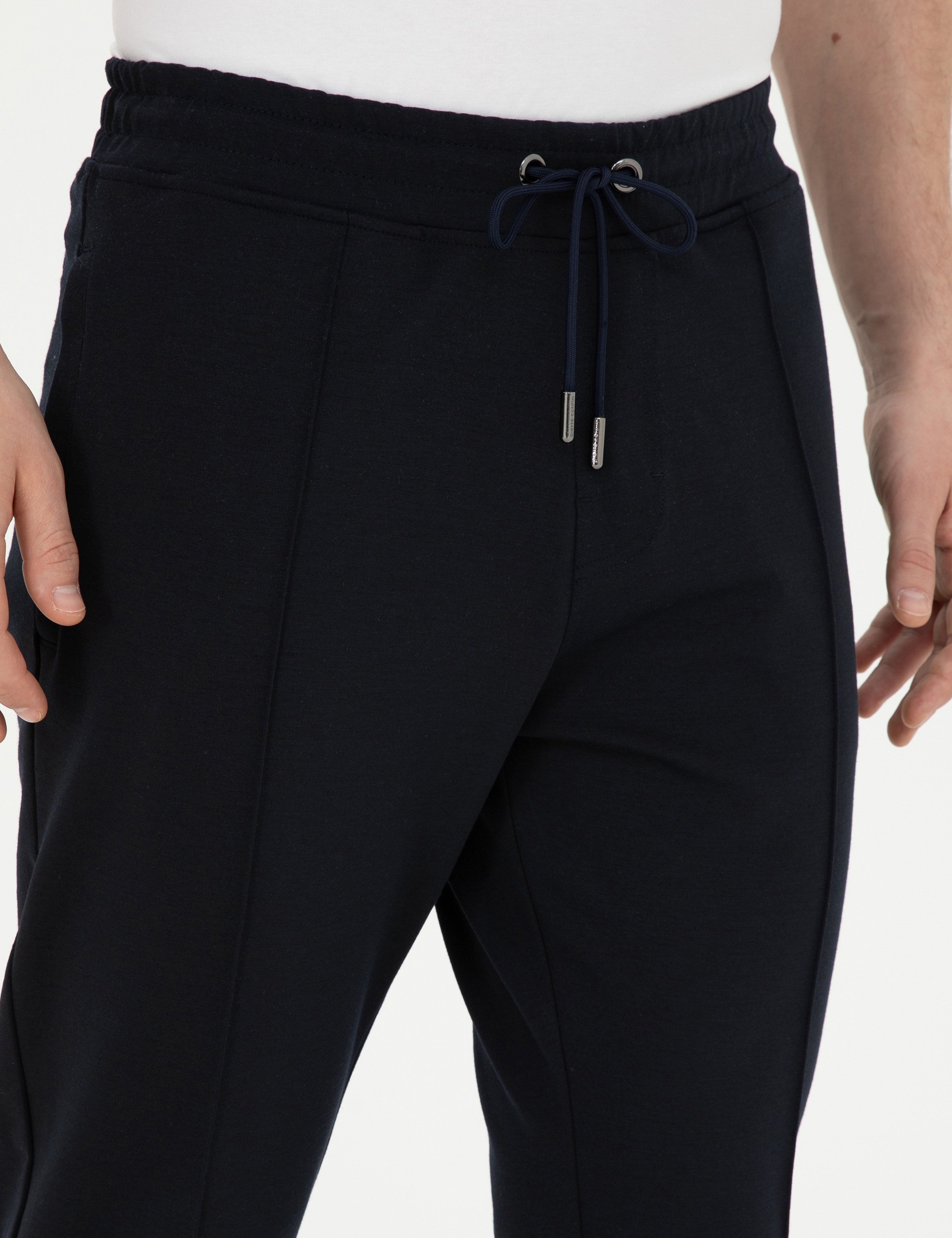 Lacivert Slim Fit Eşofman Altı