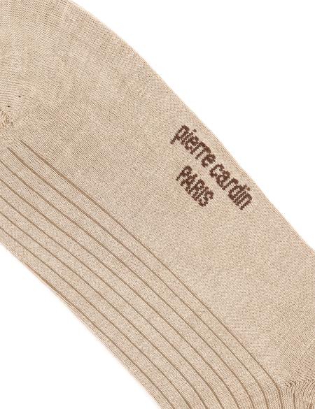 Erkek Bambu Karışımlı Vizon Soket Desenli Çorap - 50291767004