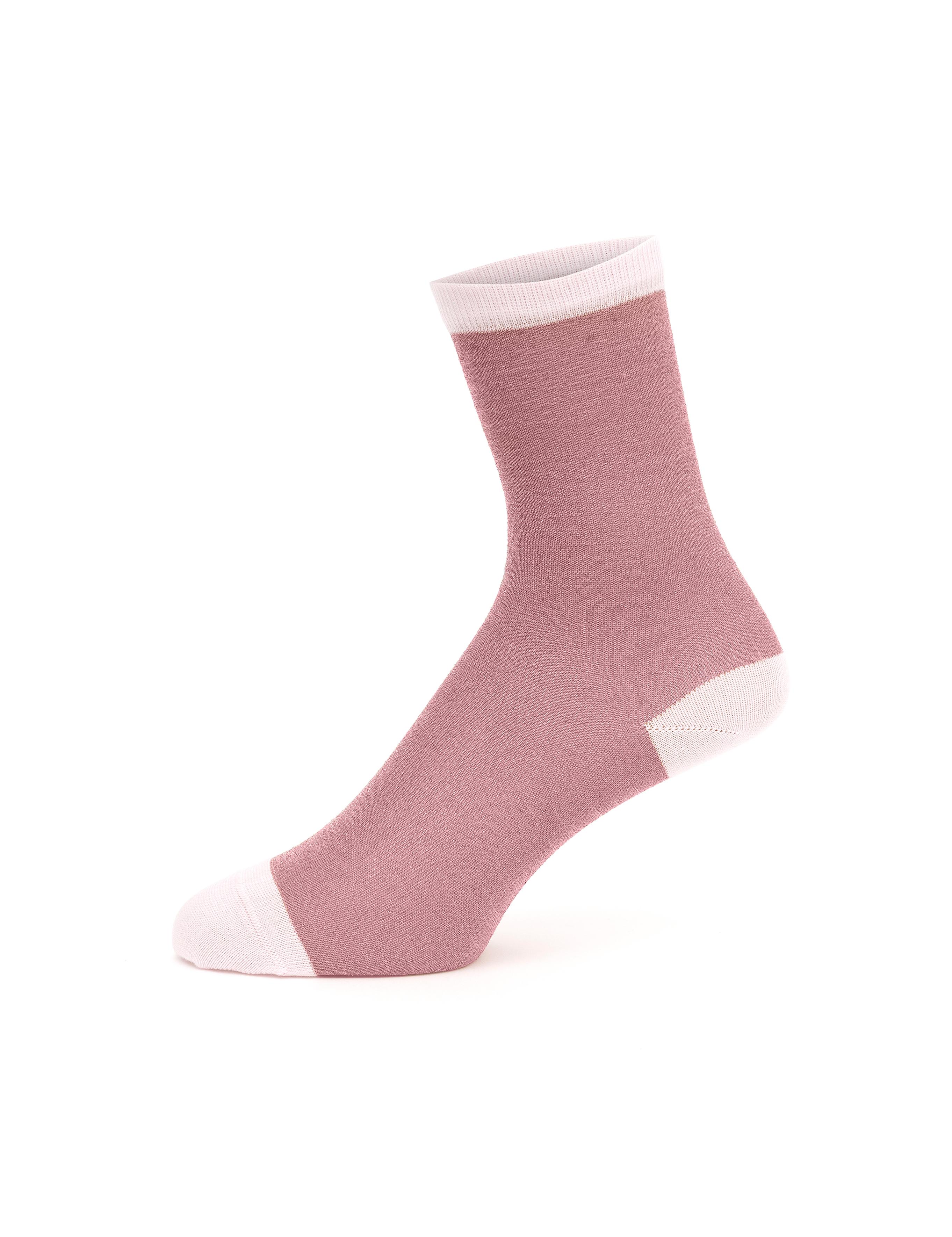 Kadın Pembe Soket Çorap