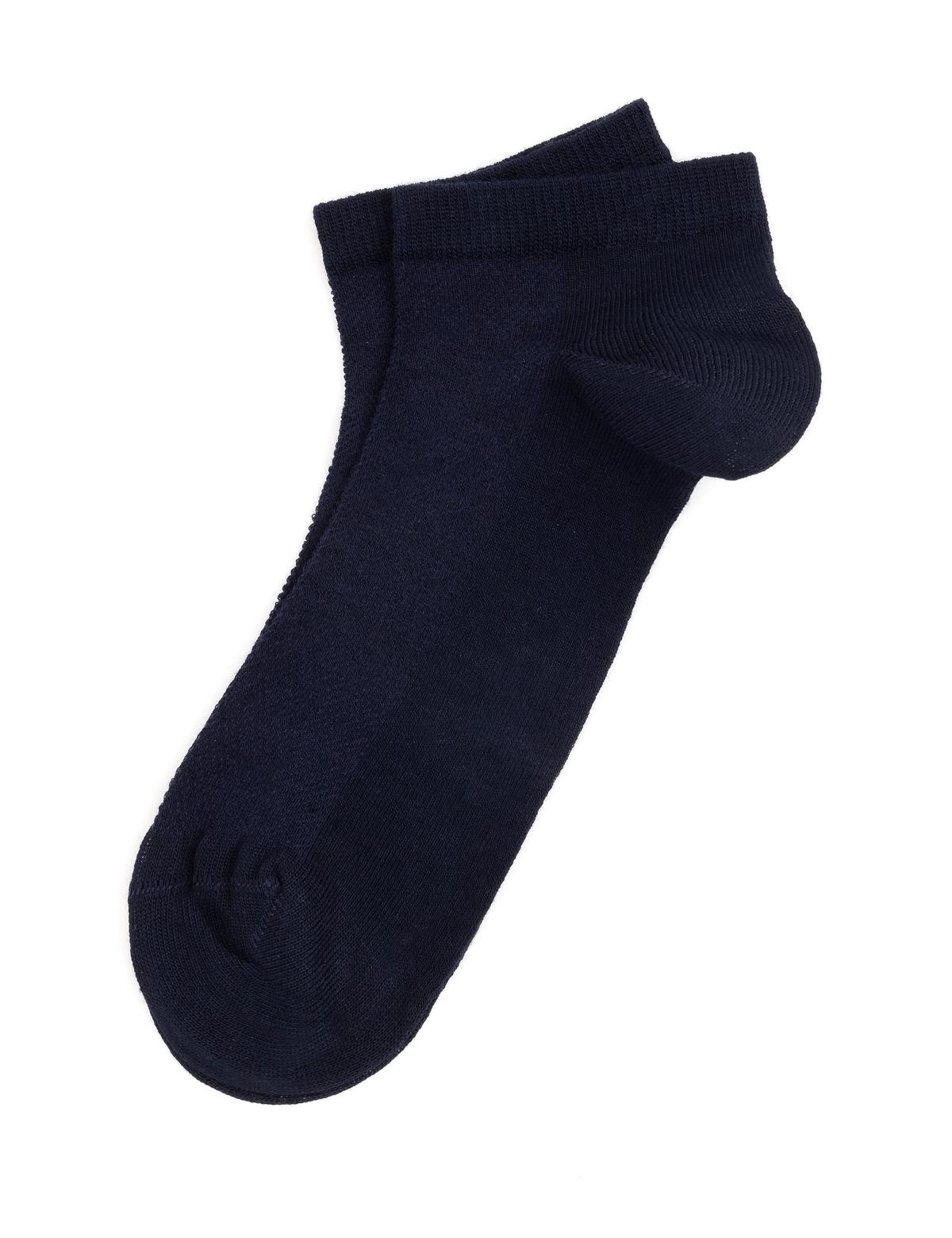 Erkek Lacivert Patik Çorap - 50291764003